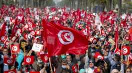 Supporters of Ennahda Movement in Tunisia