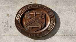 bronze seal for the Department of the Treasury