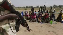 Nigerian troops rescued 14 people