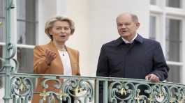 Olaf Scholz and Ursula von der Leyen