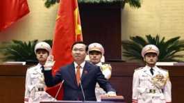 Vietnam newly elected President Vo Van Thuong