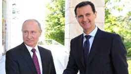 Vladimir Putin n Bashar Al-Assad