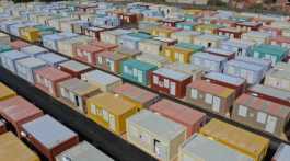container homes for quake victims