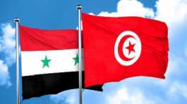 Tunisia and Syria Flags