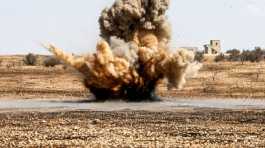 landmine explosion..