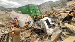 landslide struck Torkham border post