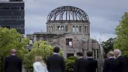 Leaders of the G7 before the Atomic Bomb Dome in Hiroshima