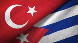 Cuba n Turkey flags