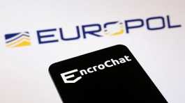EncroChat and Europol logos