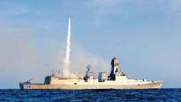 Indian Navy test-fires MRSAM missile
