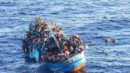 Refugee ship wreck