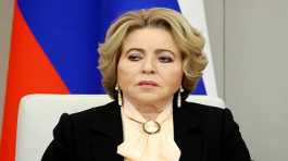 Speaker of the Federation Council of the Russian Federation Valentina Matvienko