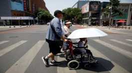 orange alert for heatwave in Beijing