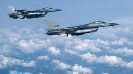 F-16 fighter jets..,