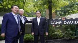 Joe Biden Camp David summit with Yoon Suk Yeol and Fumio Kishida