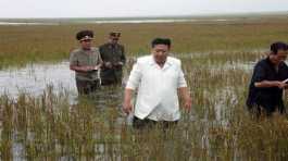 Kim Jong Un gives a field guidance