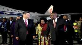 Xi Jinping meets with Cyril Ramaphosa