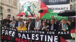 march for Palestine in London