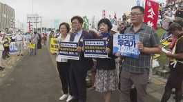 protest in Iwaki