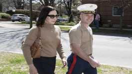 Marine Maj. Joshua Mast and his wife Stephanie