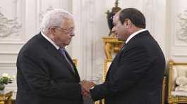 Abdel Fattah el Sissi and Mahmoud Abbas