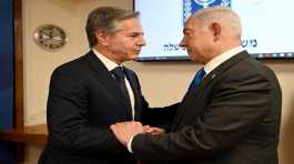 Antony Blinken meets Benjamin Netanyahu