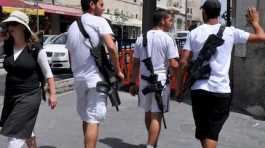 Israeli citizens with arms