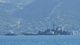 Ukraine hit two Russian vessels
