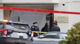 car rammed into the Chinese consulate