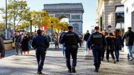 French police patrol