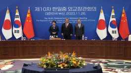top diplomats meeting in Busan