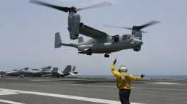 MV-22 Osprey to land on the flight deck
