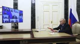 Vladimir Putin chairs a Security Council meeting