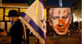 protest against Netanyahu