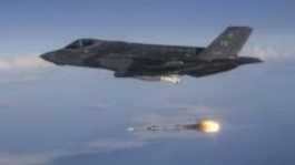 F-35 shooting missile